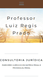 Mobile Screenshot of professorluizregisprado.com